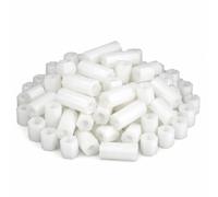 DFDPAXL 100 Piezas De Espaciadores Hexagonales De Nailon Blanco M3, De Doble Paso con Una Longitud De 5 A 10 Mm Aptos para Estructuras Mecánicas Y Proyectos De Ferretería,M3×8mm