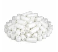 DFDPAXL 100 Piezas De Espaciadores Hexagonales De Nailon Blanco, Separadores De Doble Paso M2.5×5 Mm - M2.5×12 Mm Adecuados para Estructuras Mecánicas Y Proyectos De Ferretería,M2.5×12mm