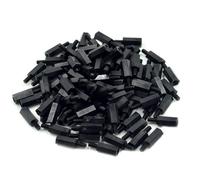 DFDPAXL 100 Piezas De Espaciadores Hexagonales De Nailon, Columnas Espaciadoras Hexagonales De Plástico con Rosca Macho Simple M4×18+6 Mm-M4×23+6 Mm para Proyectos De Bricolaje,M4×20+6mm