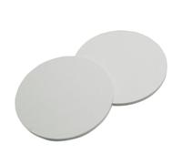 DFDPAXL 2 Piezas De Disco Redondo De ABS 350 × 1 Mm-350 × 5 Mm, Lámina Circular De Plástico Blanco Adecuada para Manualidades DIY Y Modelismo,Thickness 4mm