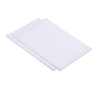 DFDPAXL 2 Piezas De Lámina Cuadrada De ABS Blanco De 200×300×0.5Mm-200×300×3Mm Adecuadas para Manualidades De Bricolaje, Maquetas De Arquitectura con Mesa De Arena,200×300×2mm