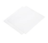 DFDPAXL 2 Piezas Lámina De PP Blanca Placa Plástico Polipropileno 200×400Mm