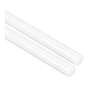 DFDPAXL 2 Piezas Varilla Recta PP Longitud 300Mm Varilla Redonda Plástico