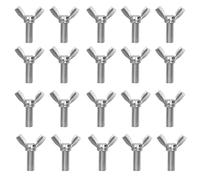 DFDPAXL 20 Piezas De Tornillos De ala De Acero Inoxidable 304 M4×25 Mm-M4×55 Mm Adecuados para Accesorios De Maquinaria, Equipamiento De Mobiliario Y Reparaciones Domésticas,M4×55mm