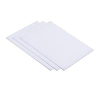 DFDPAXL 3 Piezas De Lámina Cuadrada De ABS Blanco De 200 × 300 Mm, Grosor De 0,5-3 Mm Adecuadas para Manualidades De Bricolaje Y Maquetas Arquitectónicas De Mesa De Arena,200×300×0.5mm