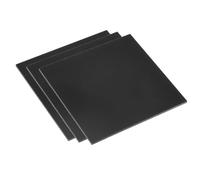 DFDPAXL 3 Piezas Lámina De PP Negra Placa De Polipropileno De 3Mm De Grosor