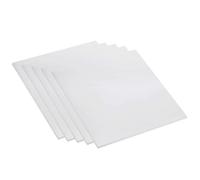 DFDPAXL 5 Piezas De Lámina ABS De 200 × 200 Mm, Grosor De 0,5-2 Mm, Tableros De Plástico Duro Blanco Adecuados para Maquetas, Arquitectura Y Manualidades,200×200×0.8mm