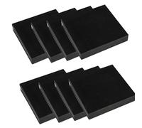 DFDPAXL 8 Piezas Tacos De Goma 60×60×2Mm-60×60×8Mm, Tacos De Goma Industriales Aptos para Edificios Y Viviendas,60×60×4mm
