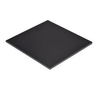DFDPAXL Lámina Cuadrada De ABS Negra Antiestática Y Retardante De Llama De 300 × 300 Mm, con Un Grosor De 6 A 20 Mm Adecuada para El Procesamiento De Modelos Industriales,300×300×15mm