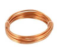 DFDPAXL T2 Tubo De Cobre Espesor De La Pared 1.4Mm, Tubo De Cobre En Bobina Longitud De Tubo 3 Metros Adecuado para Fontanería De Agua E Instalaciones De Bricolaje,OD 10mm