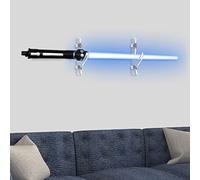 Dfdvye Soporte de Pared para Espada de Luz en Plexiglás Transparente - Wakizashi Display Hanger de 1 Nivel