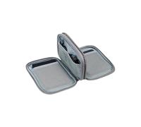 dfEDRd Bolsa organizadora de Accesorios electrónicos, External Hard Disk Protection for 2.5inch Drive Cover Enclosure Power Bank Pouch Box(Gray Double Layer)