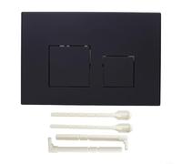 dfEDRd Botón de Descarga de Inodoro de Doble pulsador, Pulsador for Inodoro, Placa de Descarga Doble, actuador for inodoros suspendidos(Black)