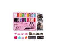 dfEDRd Cierres a presión, Kit de Herramientas Costura con Botones a presión multifunción, contenedores Rosas, Nueva Forma for niños for Ropa