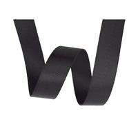 dfEDRd Cintas, Banda de Nailon en Forma Espiga y 25 mm/38 mm Multicolor 10 Yardas for Manualidades(Black,25 mm)