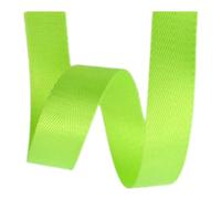 dfEDRd Cintas, Banda de Nailon en Forma Espiga y 25 mm/38 mm Multicolor 10 Yardas for Manualidades(Fluorescent Green,38 mm)