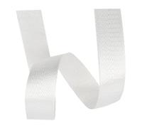 dfEDRd Cintas, Banda de Nailon en Forma Espiga y 25 mm/38 mm Multicolor 10 Yardas for Manualidades(White,38 mm)