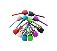 dfEDRd Juego de Tornillos para Ordenador, Tornillo de Mano con Resorte Antideslizante aleación Aluminio 6# 32(Rose Red,with Spring 2Pcs)