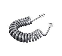 dfEDRd Mangueras de Ducha, Manguera Flexible de Resorte de baño EVA for Agua, fontanería, Inodoro, pulverizador de bidé, Accesorios de baño.(Grey 3m)