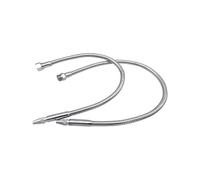 dfEDRd Mangueras de Ducha, Tubo de enfriamiento Flexible de Metal 1/2 14 Tubo de refrigerante de Aceite de Agua de 38 Pulgadas(Outer Thread 1/2,600mm)