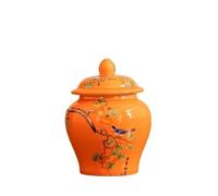 dfEDRd Tarro hermético, Retro cerámica té ed Mini caja portátil contenedor sala de estar mesa for café adornos decorativos(Color1)