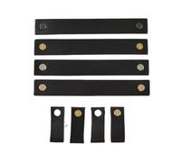 dfEDRd Tiradores de Cuero para cajones, Perillas de Puerta cajón Armario, Tiradores Cocina 96/128/160mm, manija Muebles, 1 Uds(9)