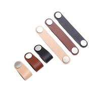 dfEDRd Tiradores de Cuero para cajones, Pomos y Tiradores de Cuero for armarios Cocina, Puertas Armario, pomo tocador, 128mm, 1 Uds(6size as Shown in Figure 2)