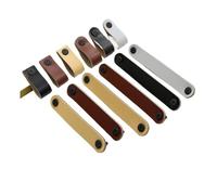 dfEDRd Tiradores de Cuero para cajones, Tiradores de Puerta 96/128 mm, pomos for cajones Armario, Tiradores Equipaje Minimalistas Modernos(9)