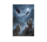 DFENILROP Humanos bestias Cuadro De Pared, Poster Obra De Arte Colgado | Impresión Lienzo Murales, Elegantes Pintura Decor Interior Para Salón Pasillo, Regalo 20x30inch(50x75cm)