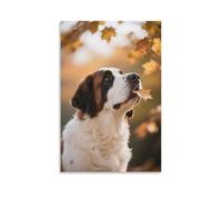 DFENILROP San Bernardo Cuadro De Pared, Poster Obra De Arte Colgado | Impresión Lienzo Murales, Elegantes Pintura Decor De Hogar Para Salón Pasillo, Regalo 24x36inch(60x90cm)