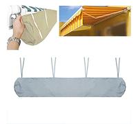 DFEO Funda Protectora para Toldos, Cubierta Protectora contra La Intemperie Cubierta para Toldo De Patio Cubierta Retráctil Enrollable, para Jardín Al Aire Libre y Patio(Size:2.5M,Color:Gris)