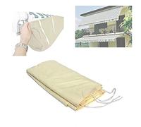 DFEO Funda Protectora para Toldos, Cubierta Protectora contra La Intemperie Cubierta para Toldo De Patio Cubierta Retráctil Enrollable, para Jardín Al Aire Libre y Patio(Size:3.5M,Color:Beige)