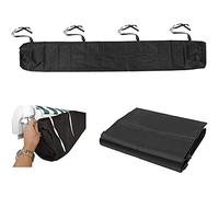 DFEO Funda Protectora para Toldos, Cubierta Protectora contra La Intemperie Cubierta para Toldo De Patio Cubierta Retráctil Enrollable, para Jardín Al Aire Libre y Patio(Size:4M,Color:Negro)