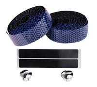 DFGBAPKBL Cinta de manillar 1 par de cintas for manillar de bicicleta, esponja sintética de alta densidad, buena absorción de humedad(Blue)