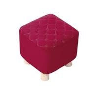 DFGBAPKBL Funda elástica for Taburete otomano, Funda Protectora for reposapiés Cuadrada, Fundas for Taburete con Todo Incluido, for Sala de Estar para Proteger los reposapiés(1)