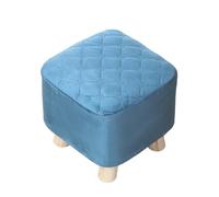 DFGBAPKBL Funda elástica for Taburete otomano, Funda Protectora for reposapiés Cuadrada, Fundas for Taburete con Todo Incluido, for Sala de Estar para Proteger los reposapiés(4)