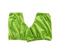 DFGBAPKBL Fundas para Botas de Patinaje artístico Cubierta de Bota patín Terciopelo elástico, Protector Absorbente Agua for Patines Hockey, Accesorios Patinaje artístico, antiarañazos(Green S)