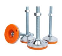 DFGBAPKBL Pies de Ajuste del Equipo 1 Pieza de pies niveladores Ajustables Alta Resistencia, Deslizadores giratorios for Muebles for Escritorio, Mesa, Silla, Estante(D100 x M24 x 100)