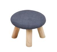 DFGBAPKBL Protector De Taburete Elástico, Fundas De Asiento For Sala For El Hogar para Proteger los reposapiés(B-Grey)