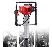 DFGENLY Clavador de Postes Motor Gasolina 2 Tiempos con Accesorio de hasta 100mm, 1900W, 52cc, Clavador de Postes para Poste de Madera, Poste para Valla, 25:1 Aceite Mixtoc