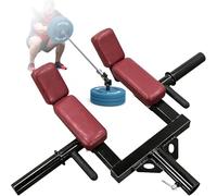DFGHNBVC Accesorio De Barra Landmine para Ejercicios De Sentadillas Y Hombros: Mejora El Entrenamiento De Fuerza para Piernas, Caderas Y Hombros, Rojo.
