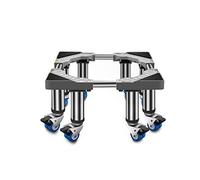 DFGHNBVC Base para Lavadora con 8 Ruedas Bloqueables, Ajustable para Secadora Y Refrigerador, Cesto Alto, Largo/Ancho 45-65 Cm, Carrito con Ruedas para Electrodomésticos, Gris, 30 Cm
