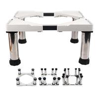 DFGHNBVC Base para Lavadora, Soporte Resistente De 2,4 M, Ajustable para Refrigerador, 52-75 Cm, Bandejas Antivibración para Secadora, Pedestal para Lavavajillas, Color Blanco, 4 Pies X 25 Cm