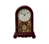 DFGHNBVC Reloj De Mesa Grande Antiguo De Estilo Retro Chino con Música para Repisa De Chimenea O Escritorio, Rojo.