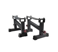 DFGHNBVC Soporte De Suelo Ajustable para Barra De Pesas - Ajuste De Altura De 5 Niveles para Peso Muerto Y Press De Banca - Equipo De Gimnasio En Casa, Negro Dos