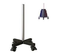 DFGHNBVC Soporte para Pesas De Gimnasio Comercial con Ruedas, Soporte Vertical para Discos De Barra para Facilitar El Almacenamiento Y La Movilidad.