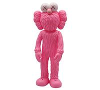 DFGUINXKU Bearbrick, 30 cm/11,8 Pulgadas, Bloques de construcción violentos, Oso 400%, estatuilla de Barrio Sésamo, Juguete Coleccionable Hecho a Mano, Regalo, decoración de Oficina(Pink)