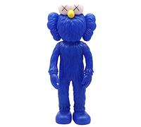 DFGUINXKU Bearbrick, 30 cm/11,8 Pulgadas, Bloques de construcción violentos, Oso 400%, estatuilla de Barrio Sésamo, Juguete Coleccionable Hecho a Mano, Regalo, decoración de Oficina(Blue)