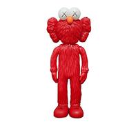 DFGUINXKU Bearbrick, 30 cm/11,8 Pulgadas, Bloques de construcción violentos, Oso 400%, estatuilla de Barrio Sésamo, Juguete Coleccionable Hecho a Mano, Regalo, decoración de Oficina(Red)