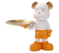 DFGUINXKU Bloques de construcción violentos Bear, 23 cm/9in Bearbrick Storage Bande(Yellow)